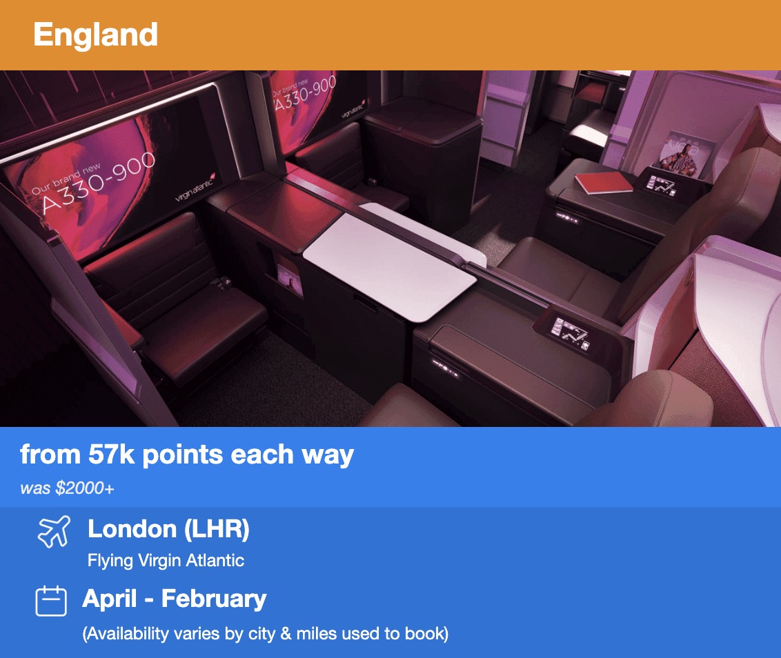 Virgin business class