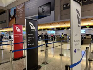 Check in LAX Qantas