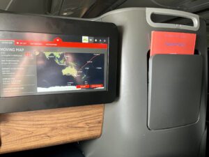 qantas literature pocket