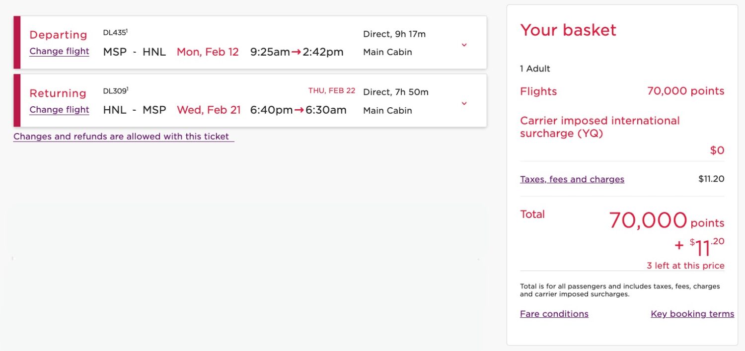 msp to honolulu virgin atlantic