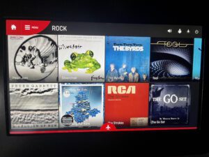 Qantas music selection