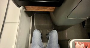 Qantas biz class legroom