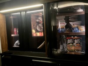 qantas onboard lounge snacks