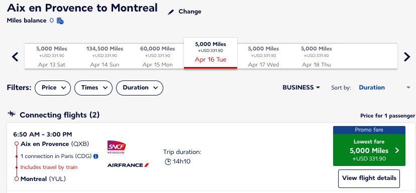 air france deal