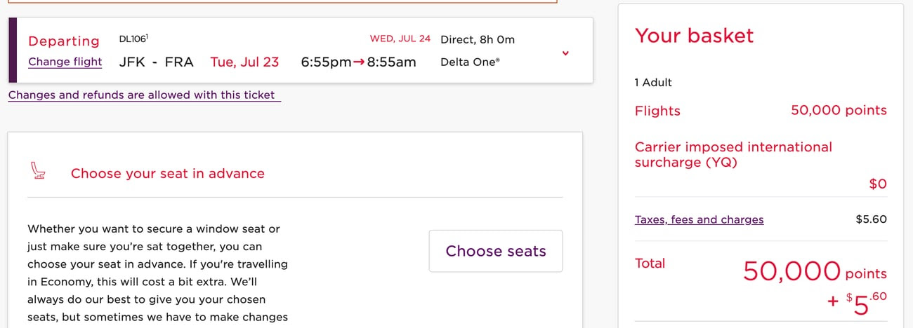 jfk to frankfurt deal