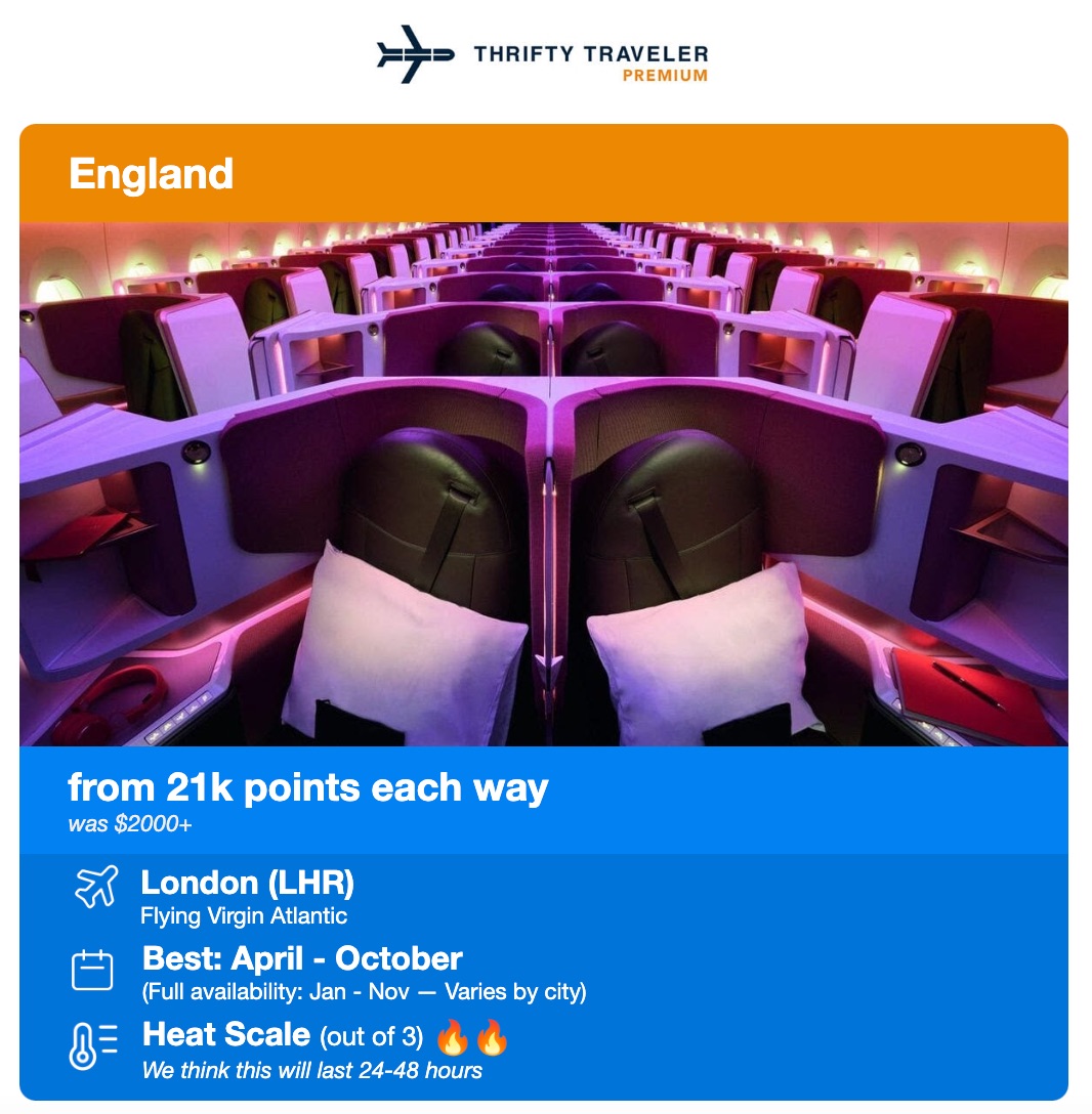 virgin upper class deal with business class seats shown