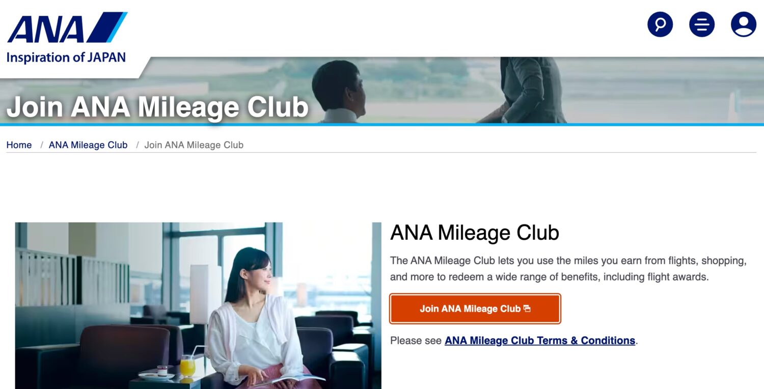 ANA Mileage Club loyalty program