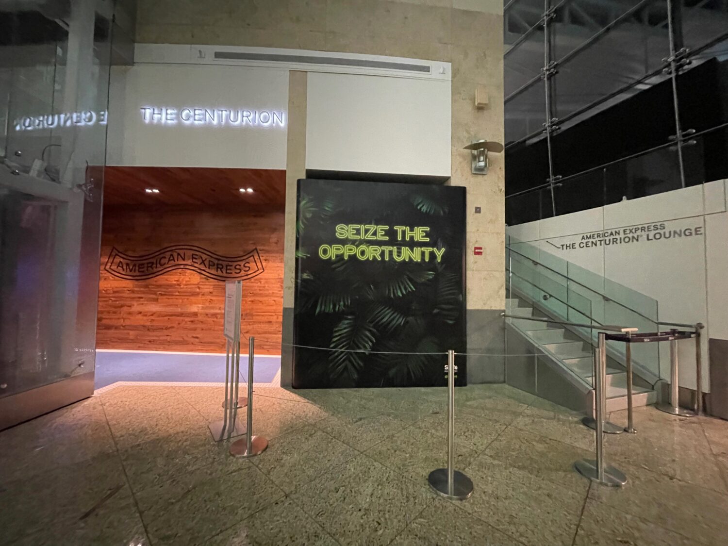 Amex Lounge SEA Exterior