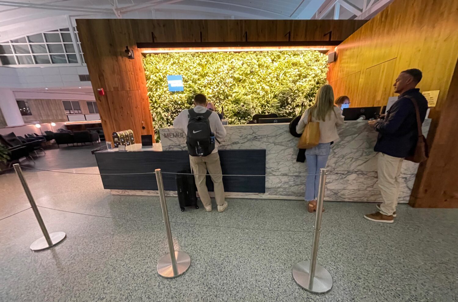 Amex Lounge SEA Lobby