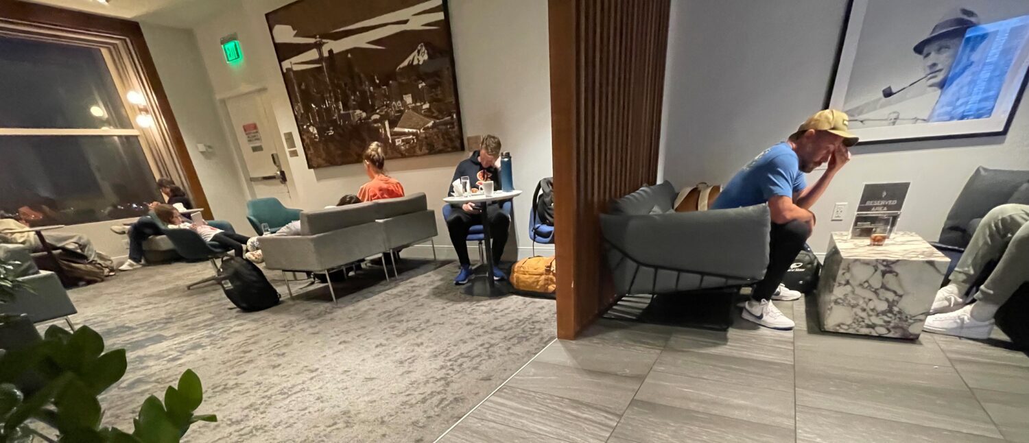 Amex Lounge SEA Seating
