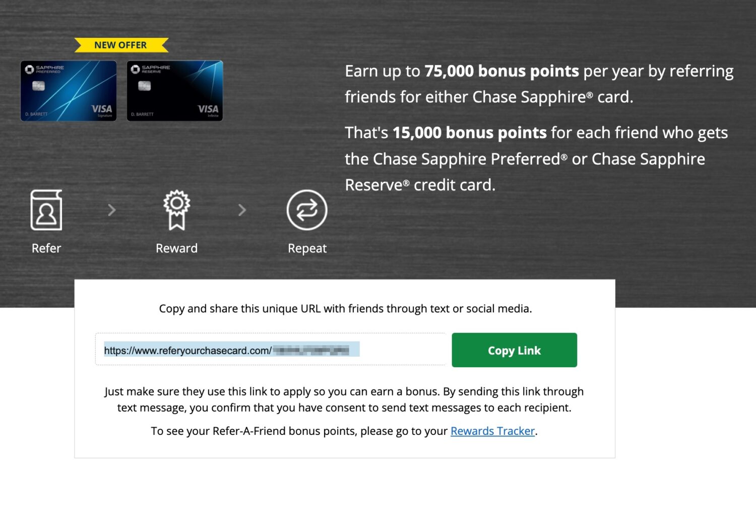 Chase Sapphire refer-a-friend link