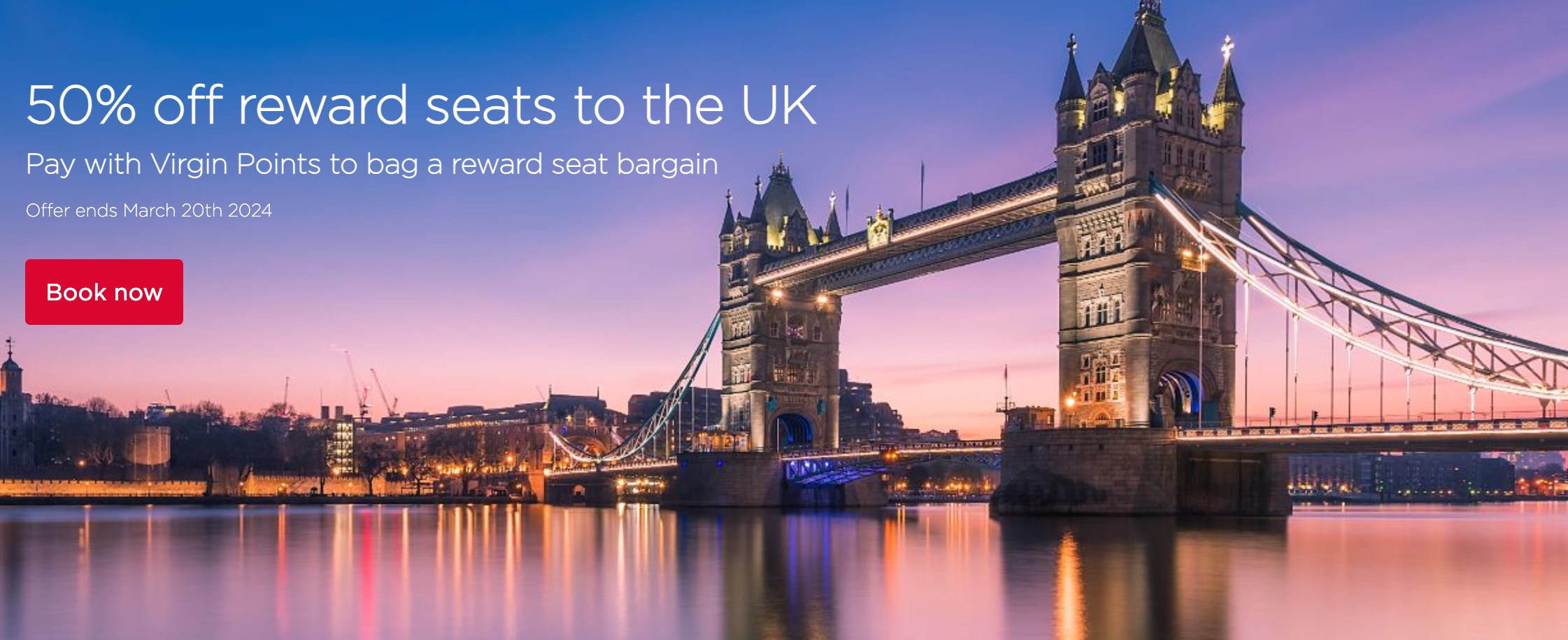 Virgin Atlantic award flight 