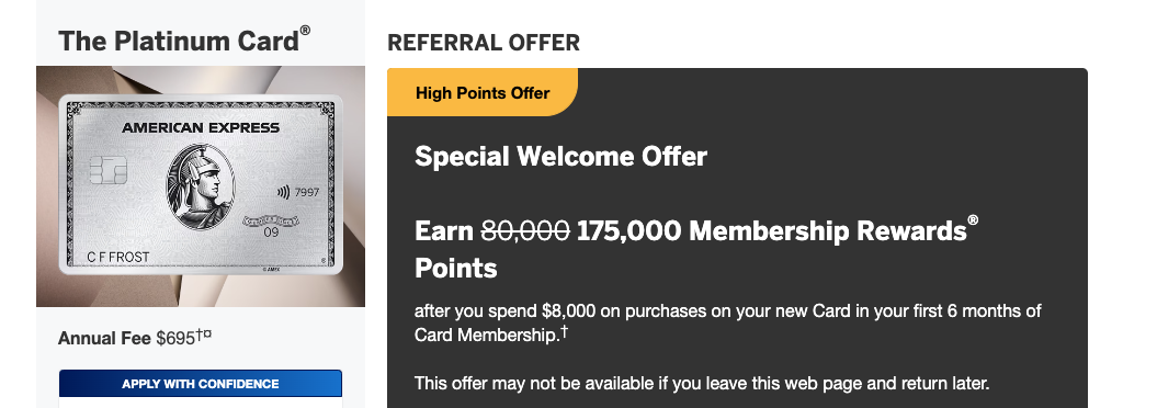 Amex Business Platinum Referral