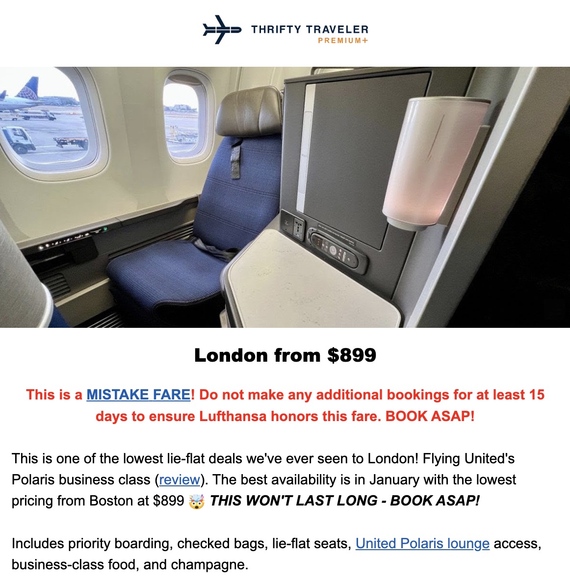 United Polaris mistake fare