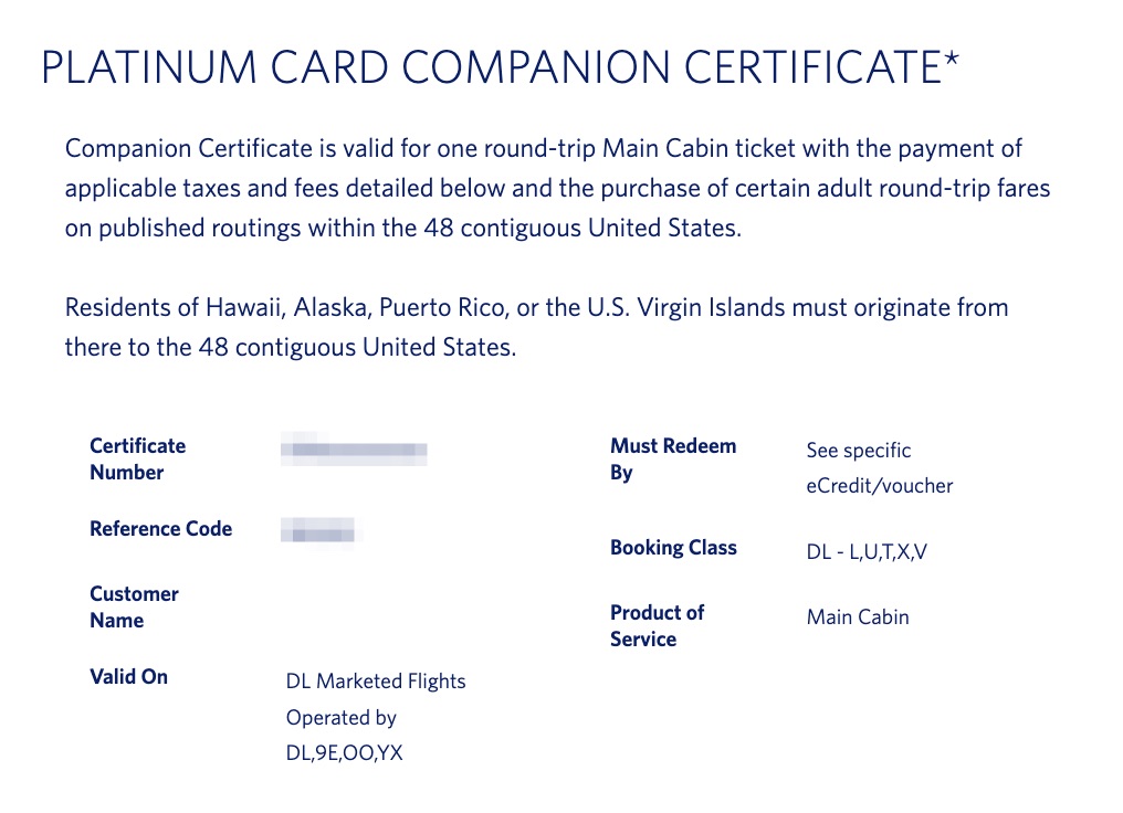 delta companion certificate