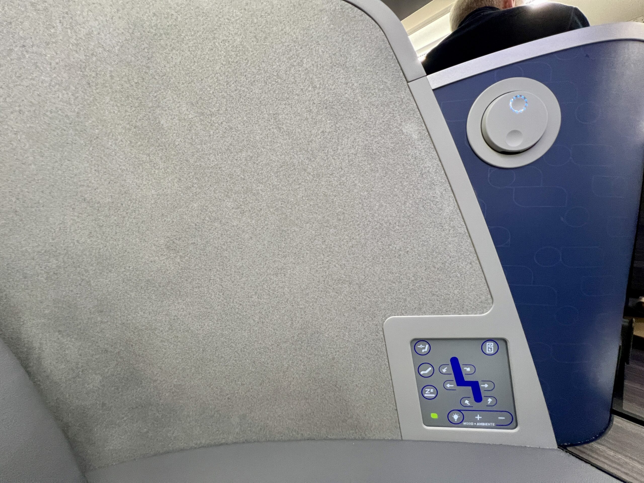 jetblue mint suite controls