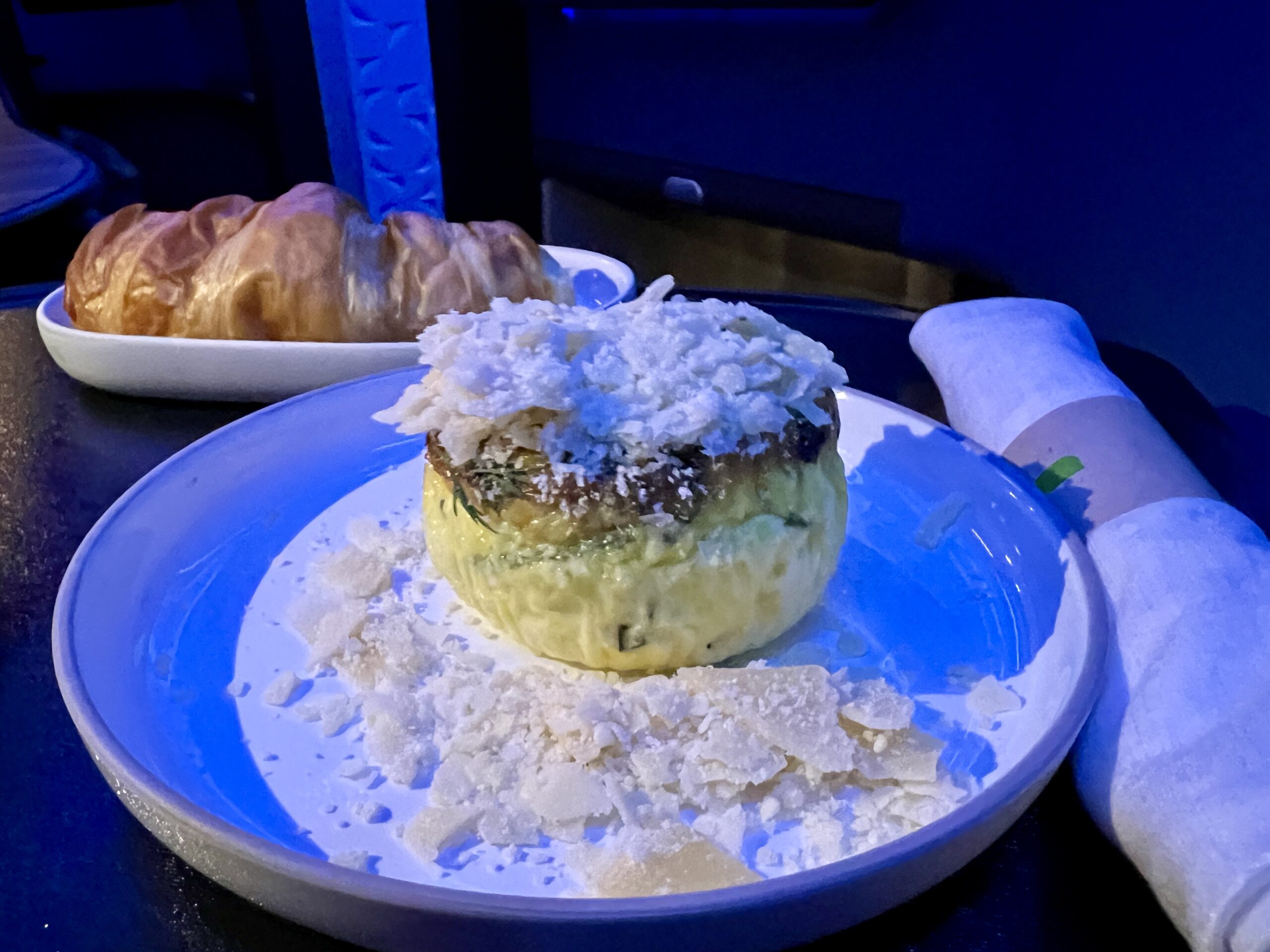 jetblue mint suites frittata