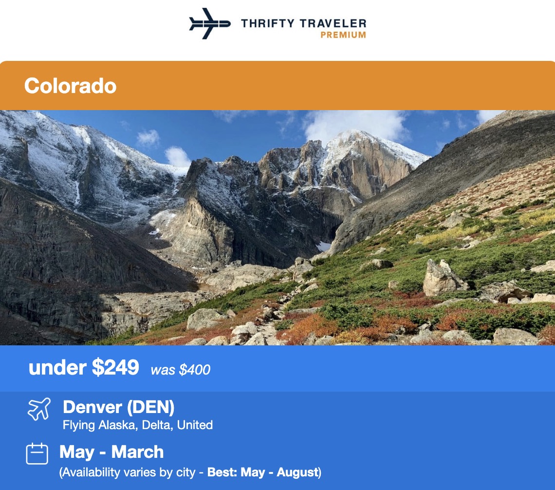 Denver flight deal