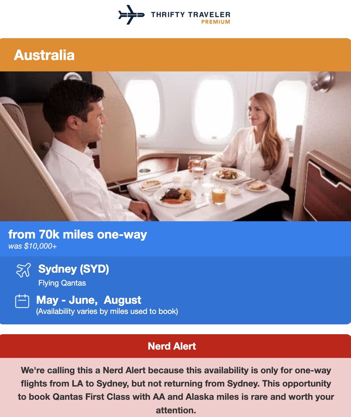 Qantas First Class