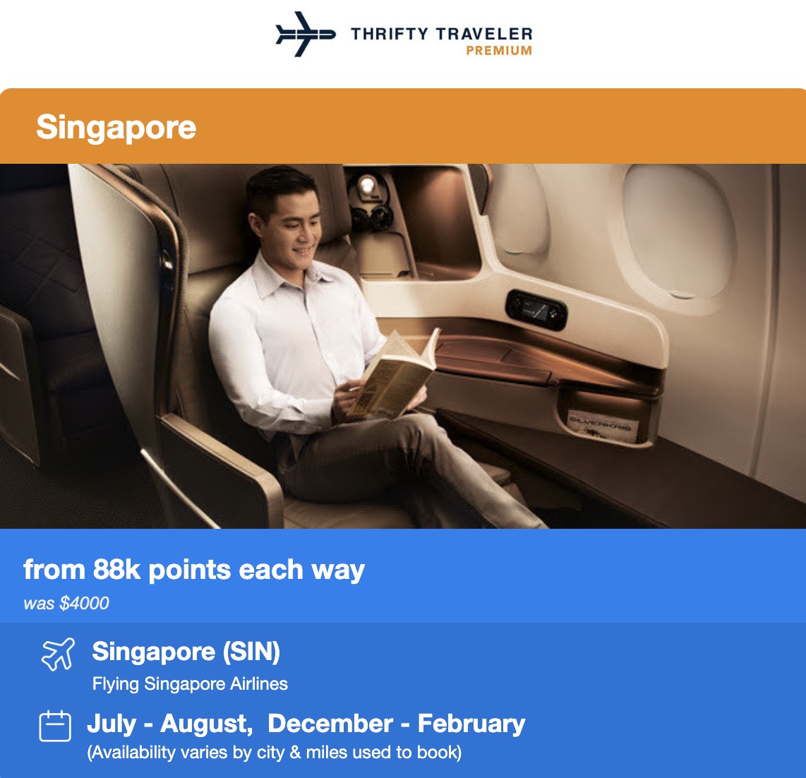 Singapore business class