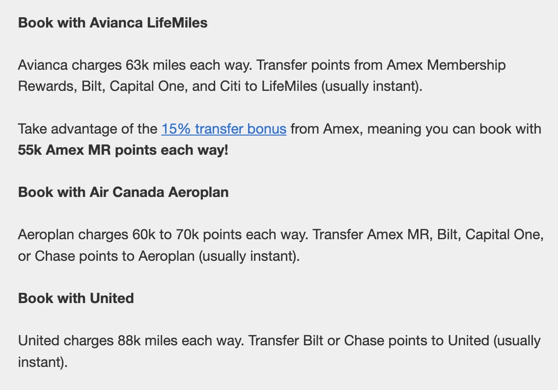 Swiss business class