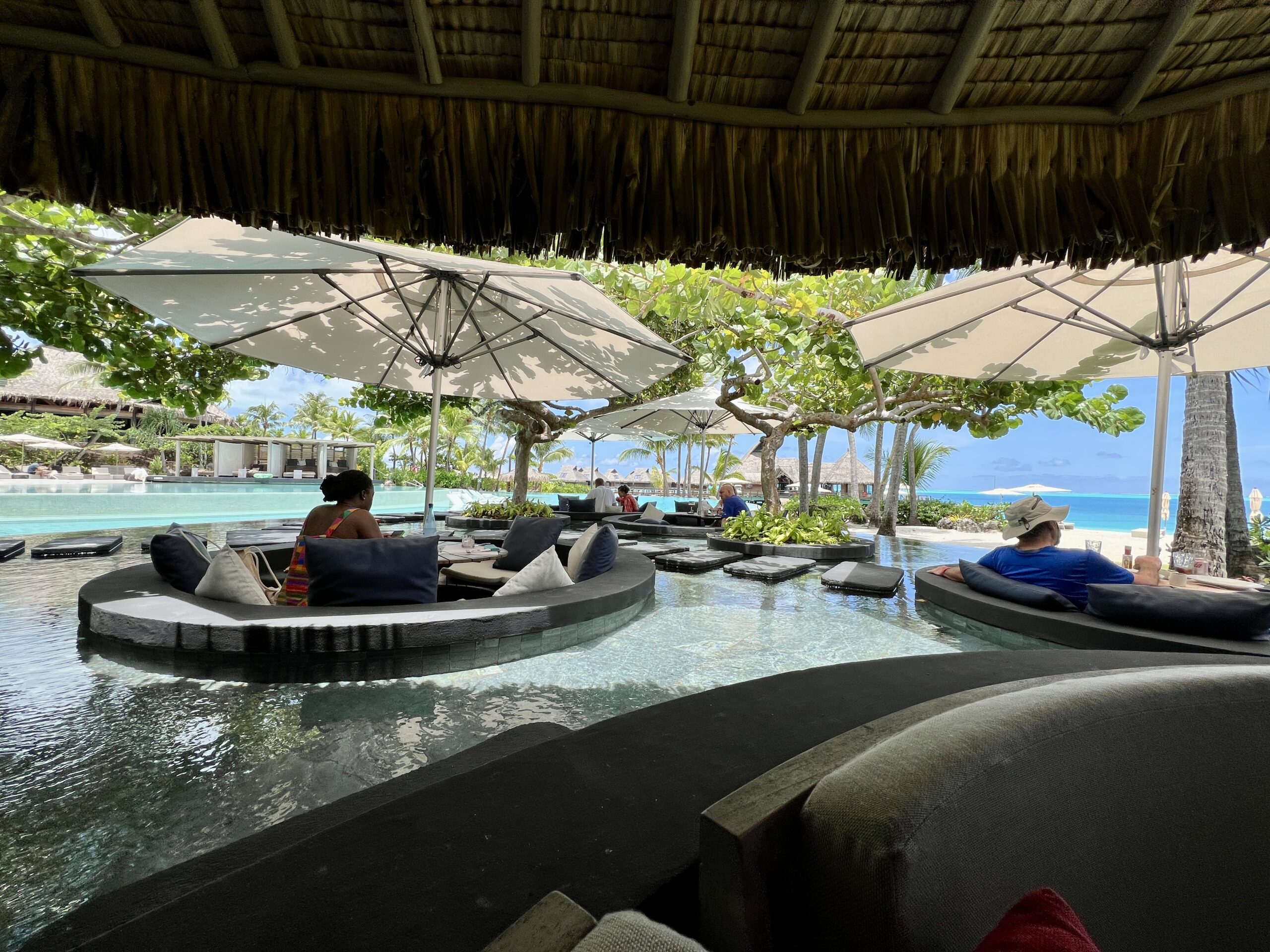 seating at tamure beach grill