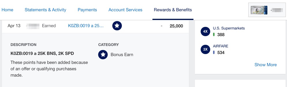 Amex Plat Upgrade Offer