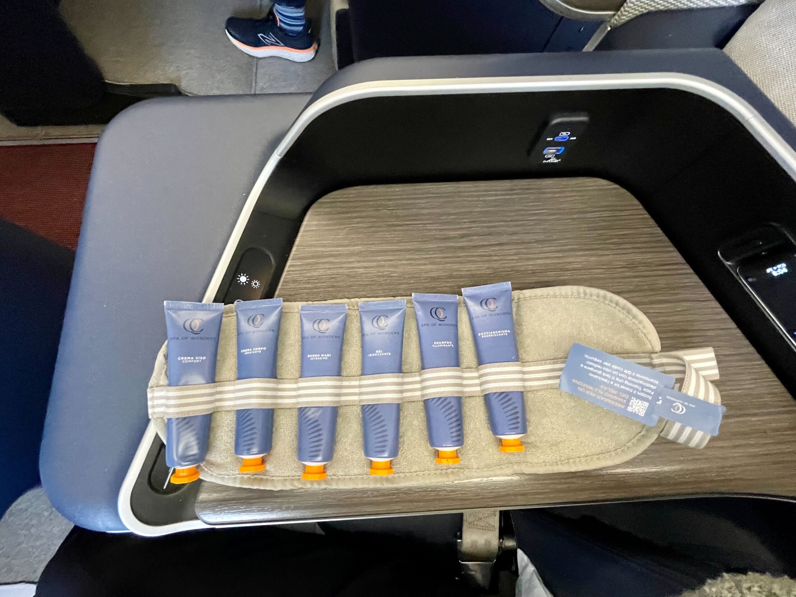 ITA Airways business class amenities