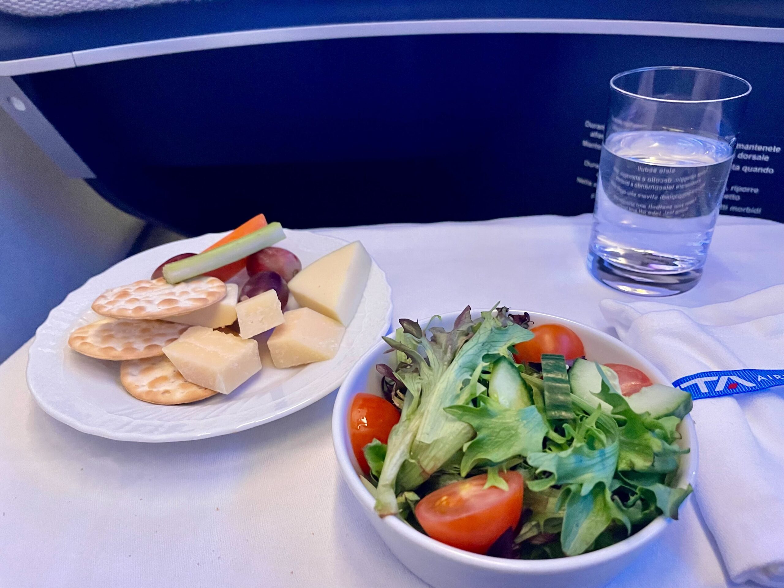 ITA Airways business class food