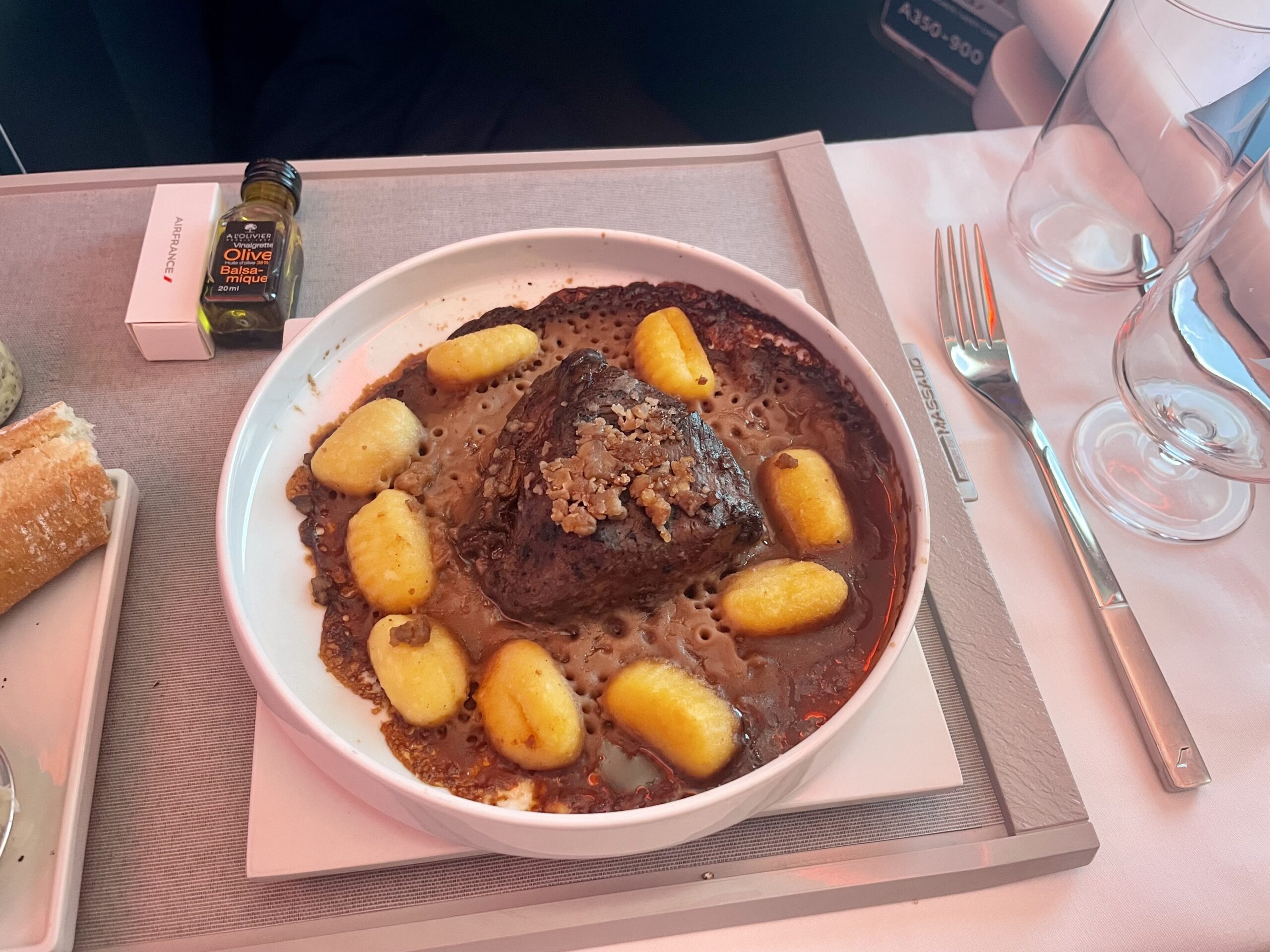 air france business class food