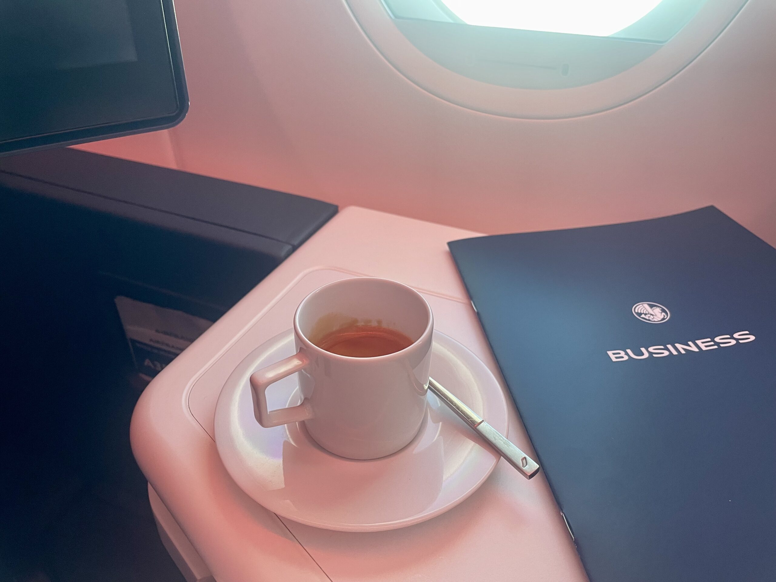 air france business class food