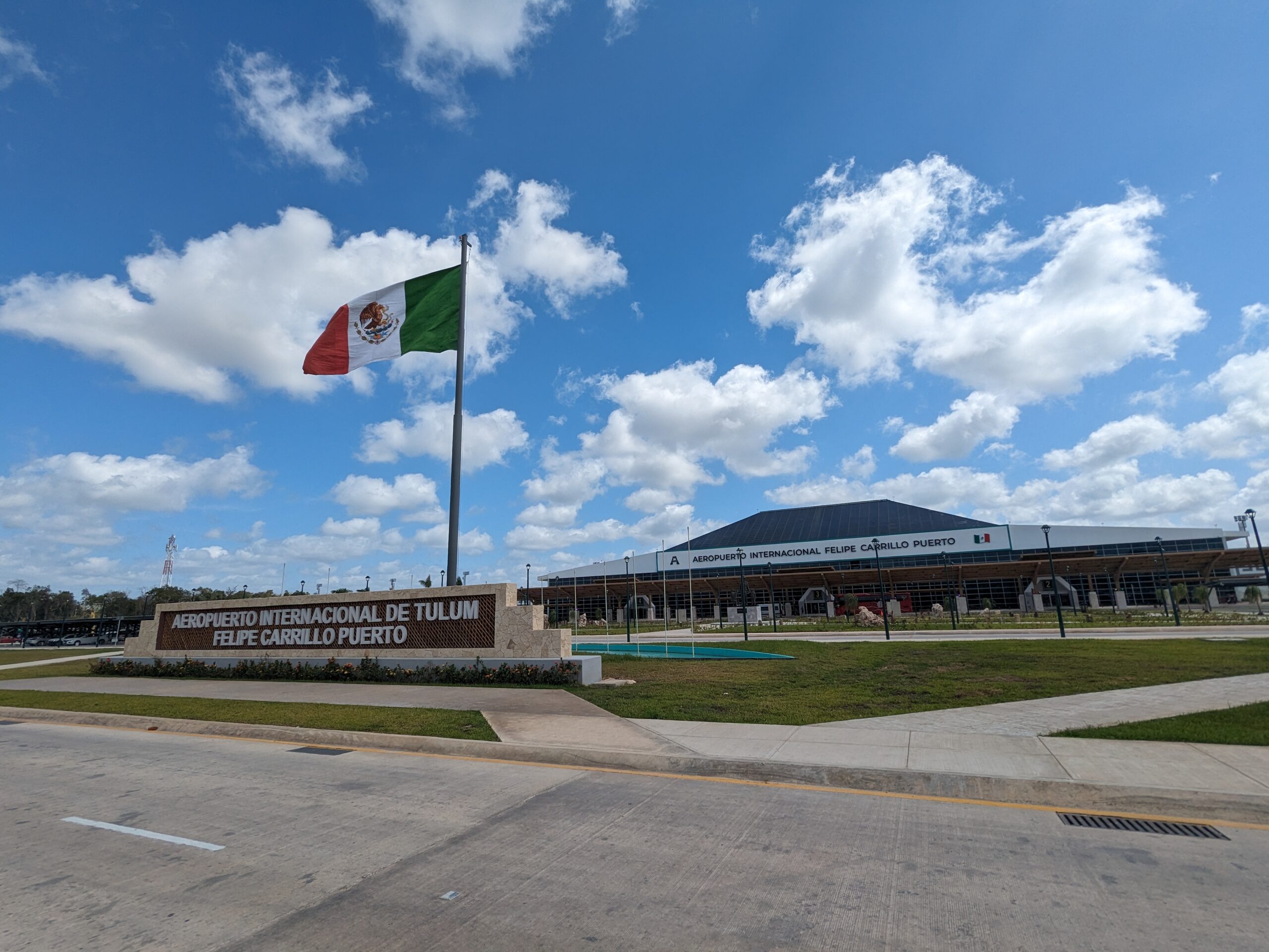 Tulum Airport outside