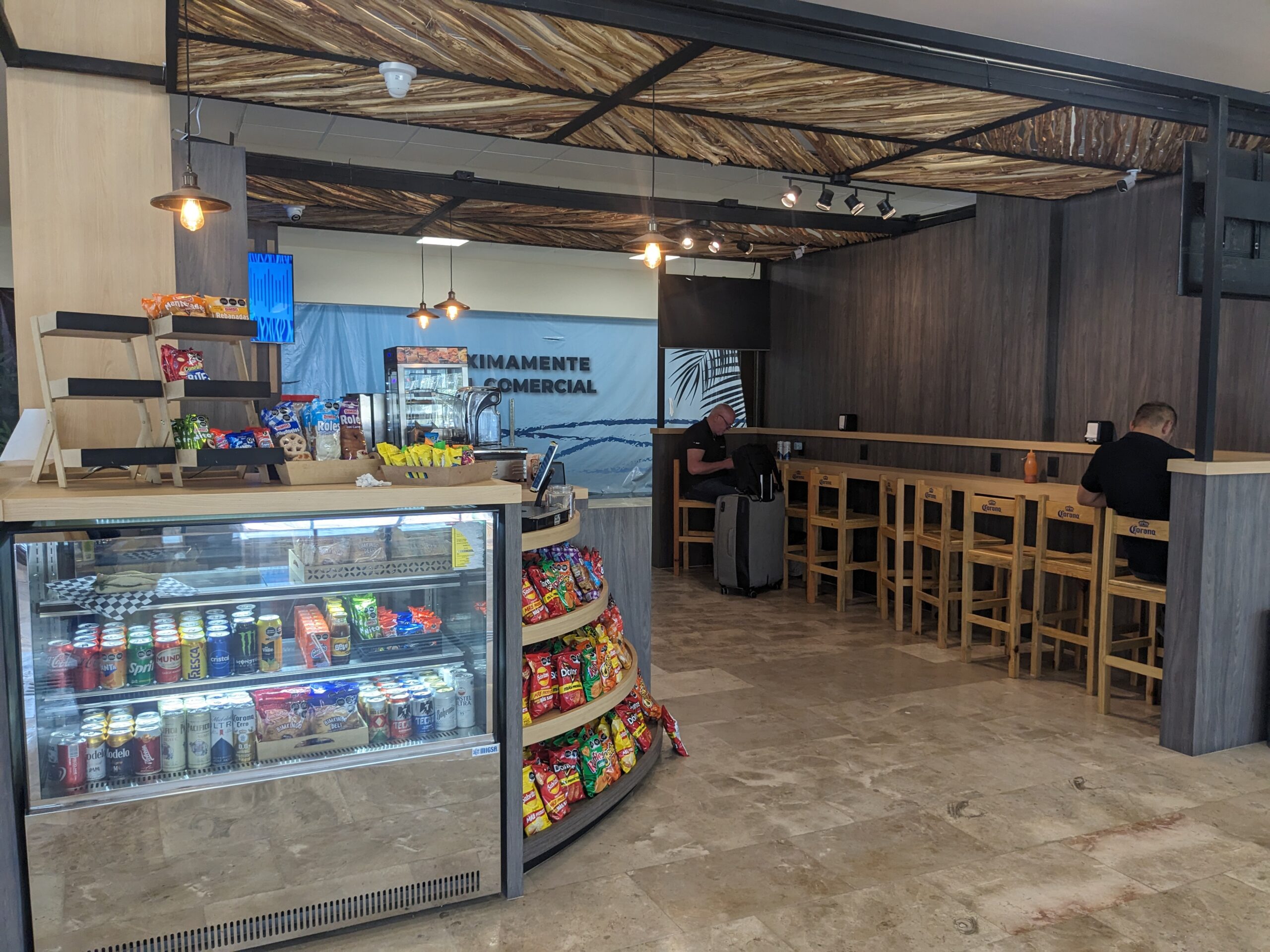 Tulum Airport landside bar and restuarant