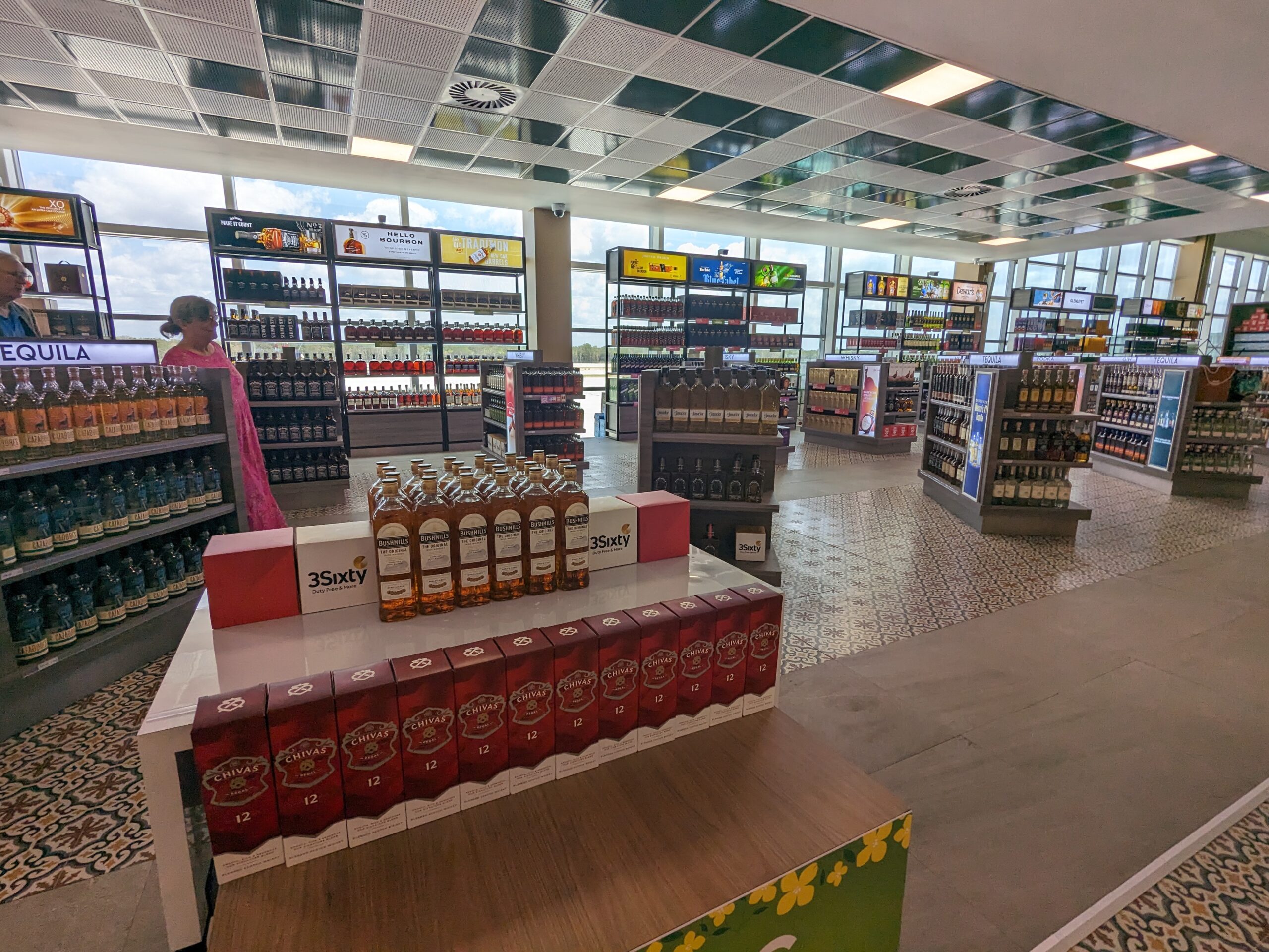 Tulum Airport duty free store