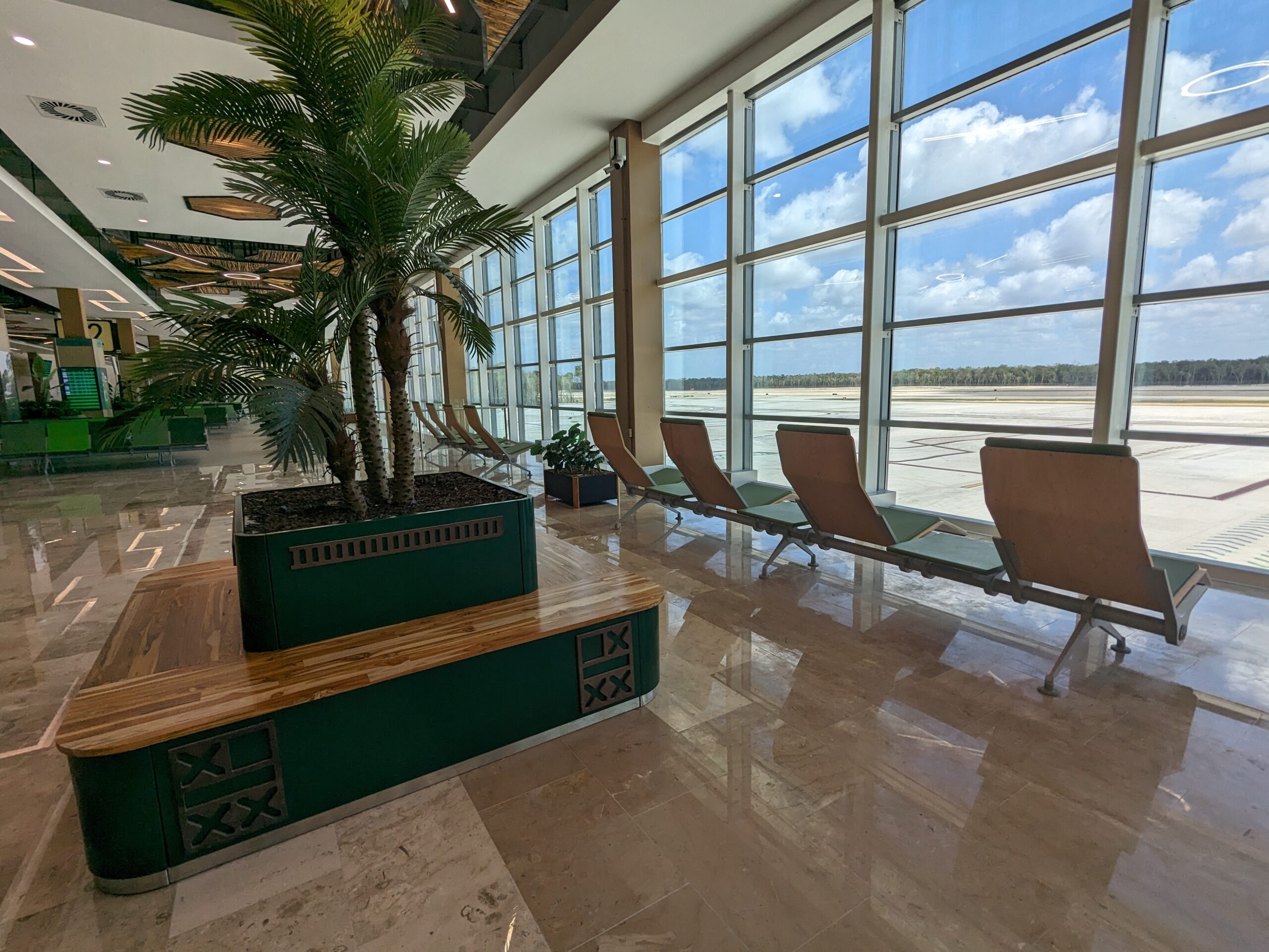Tulum Airport seating