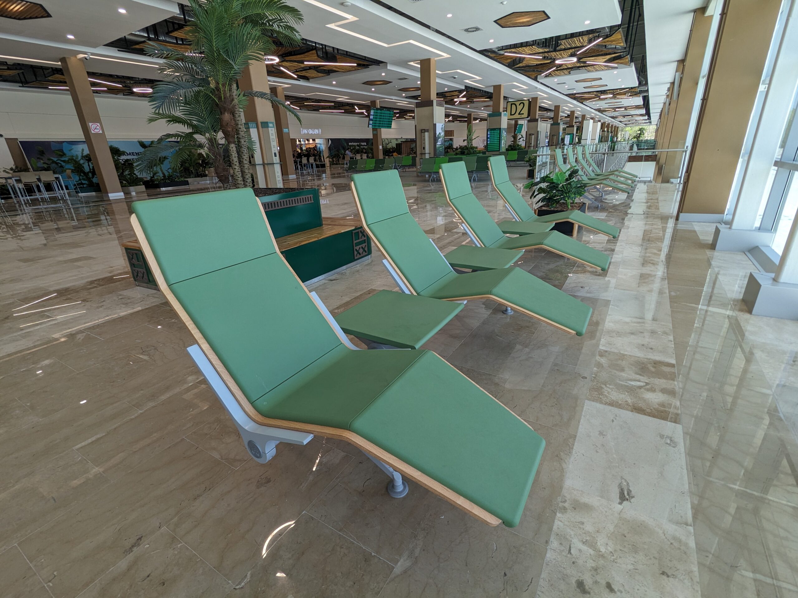 Tulum Airport seating