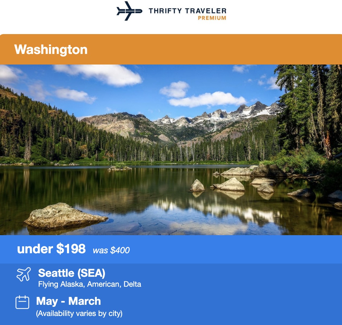 Seattle flight deal