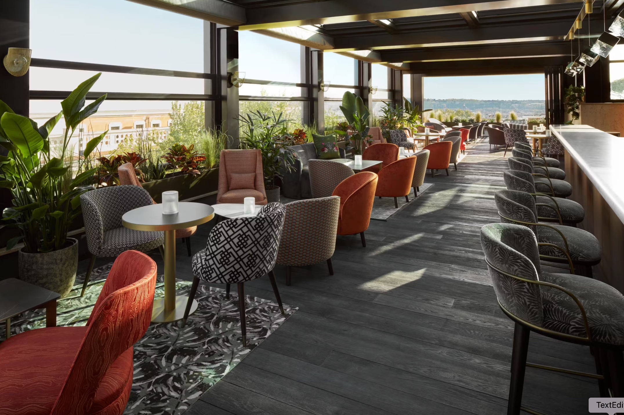 Charlie's Rooftop Bar InterContinental Rome