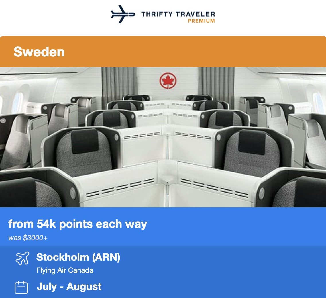 Air canada - Stockholm