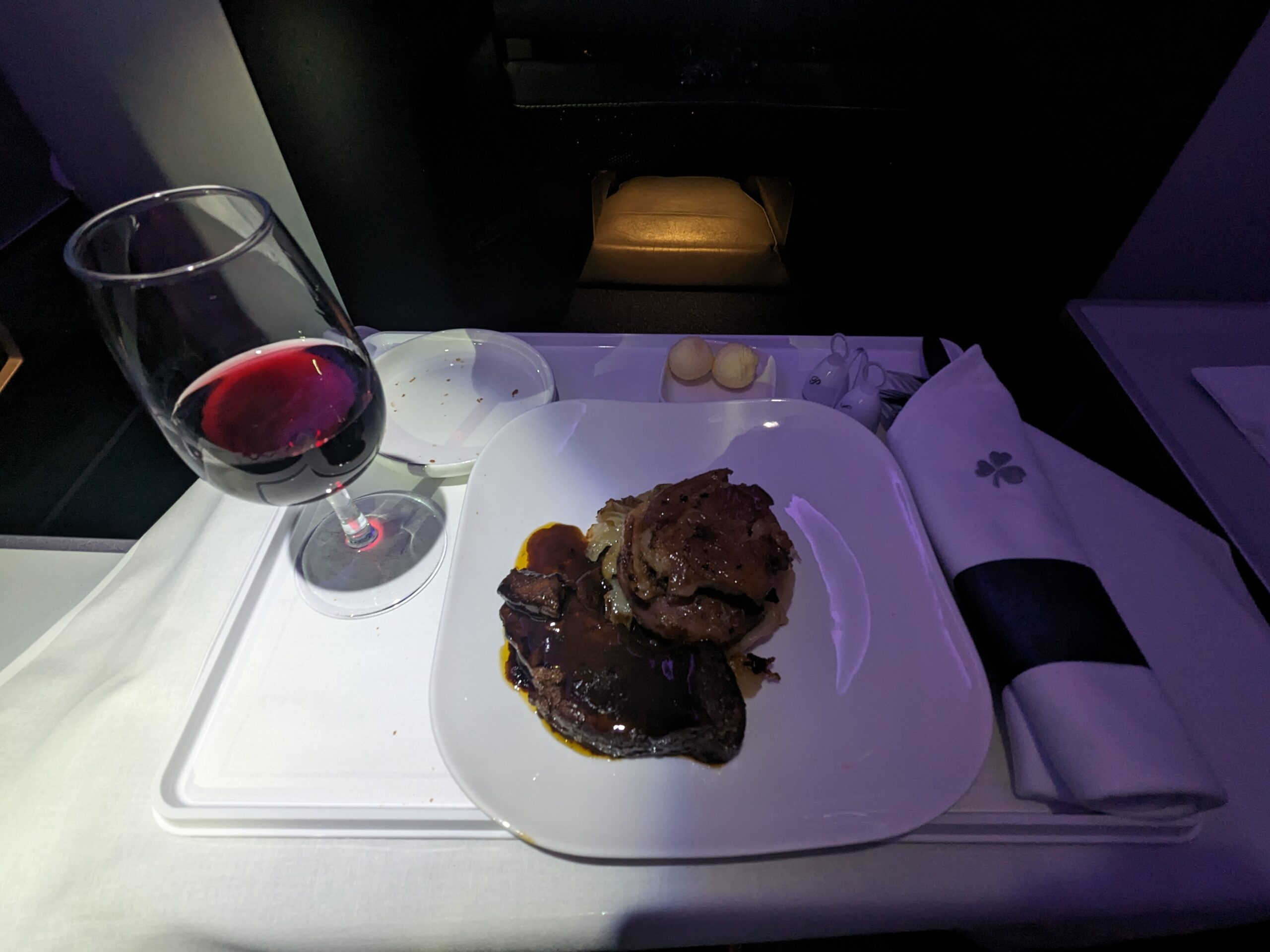 Aer Lingus beef short rib