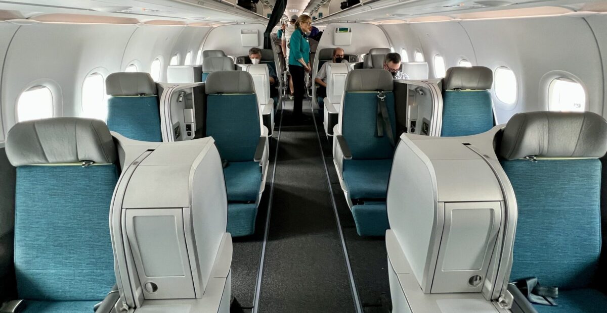 aer lingus business class cabin