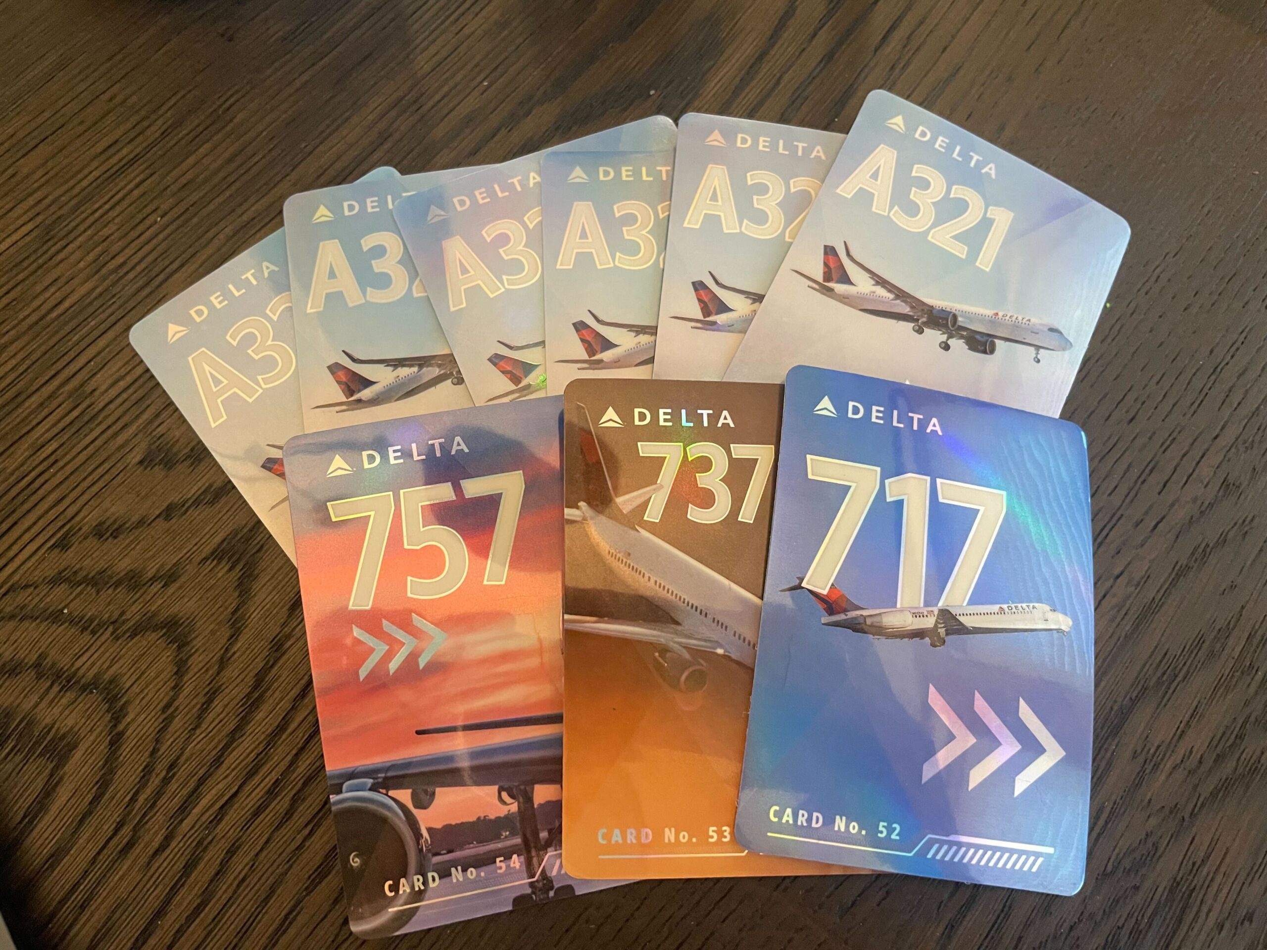 Delta Air Lines Trading Cards