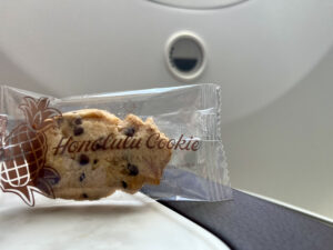 honolulu cookie on hawaiian airlines first class