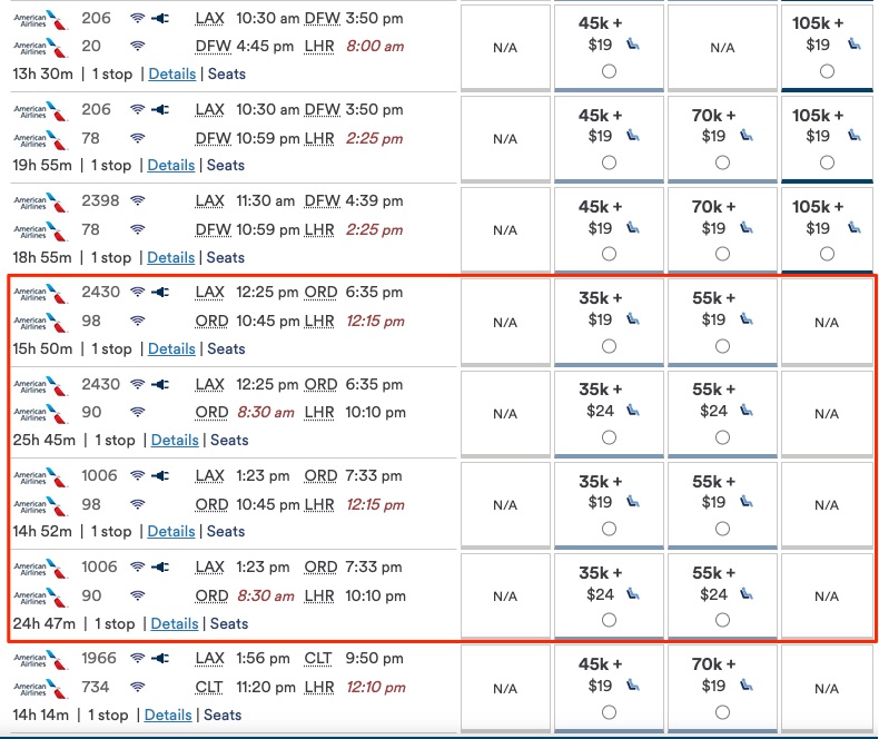 lax to london connections alaska
