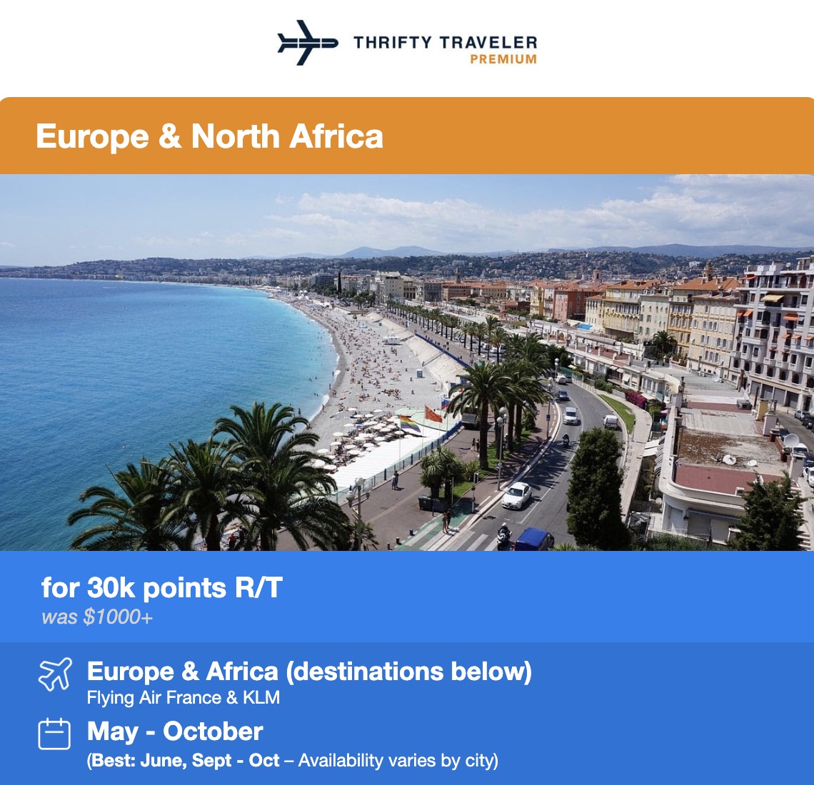 Flying Blue to Europe