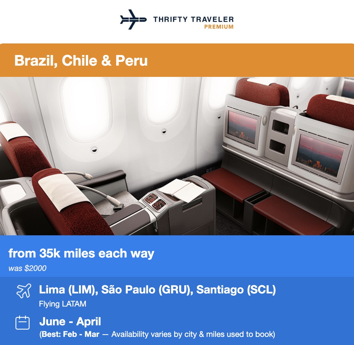 LATAM biz class