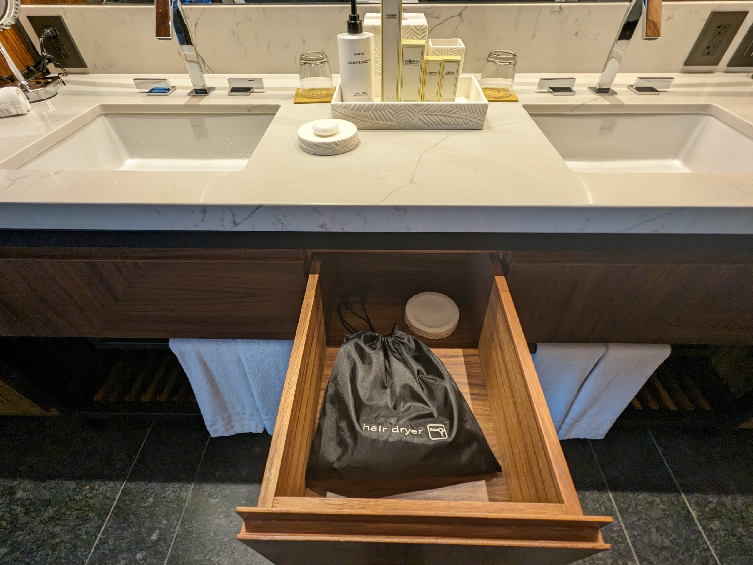 Conrad Tulum hair dryer