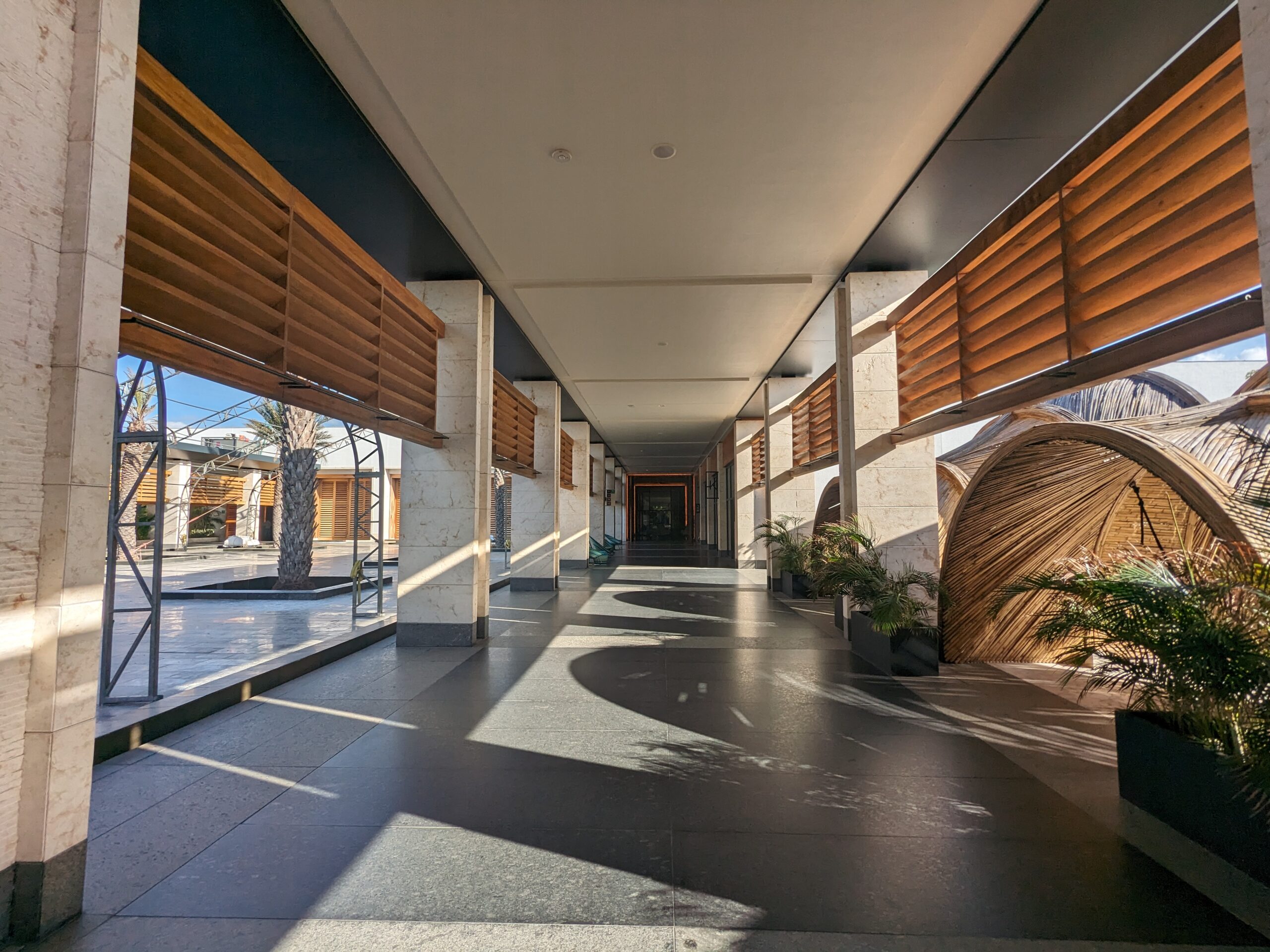 Conrad Tulum walkway to lobby