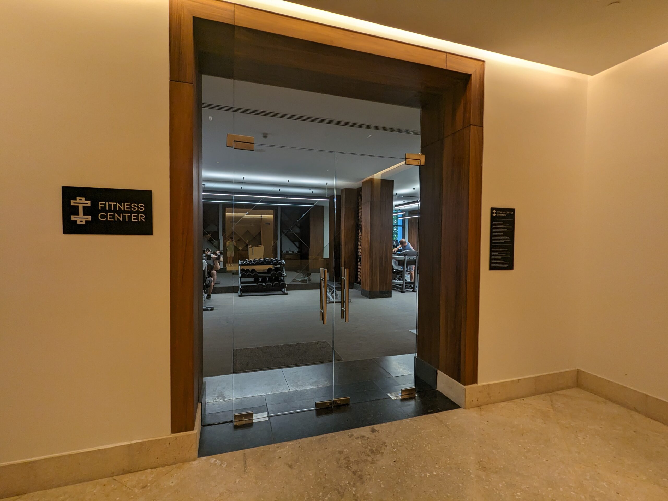 Conrad Tulum fitness room