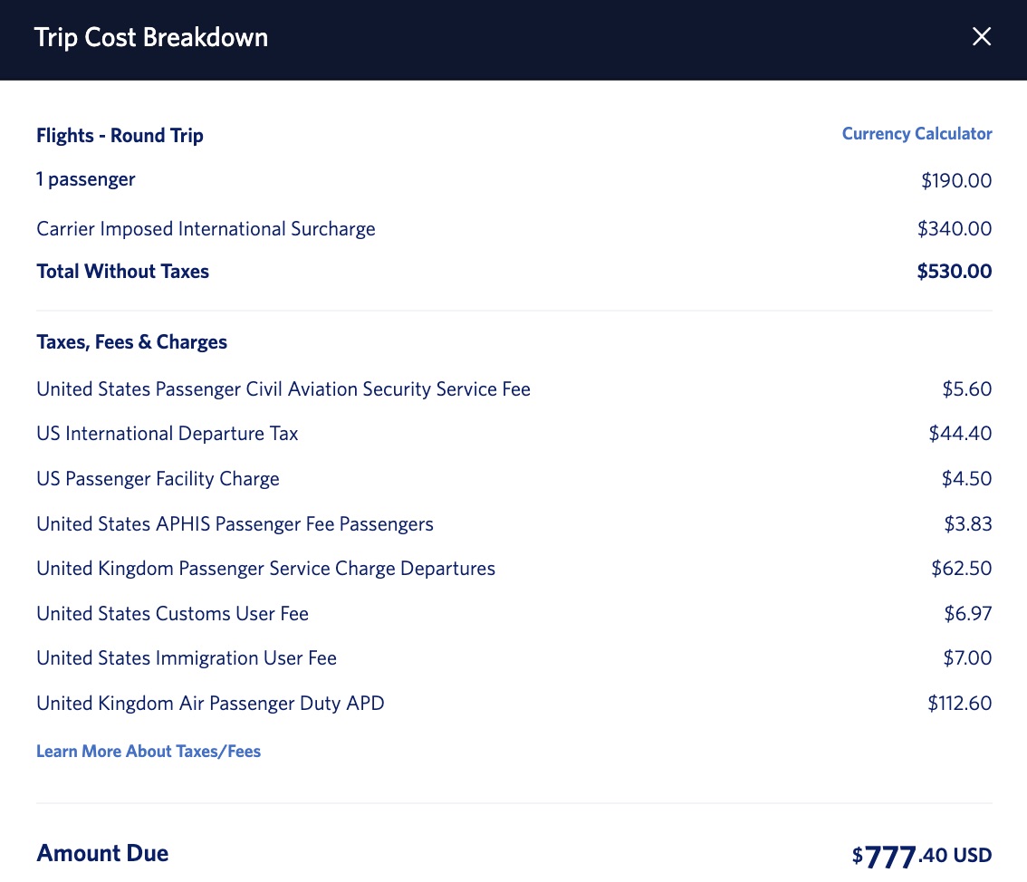 msp to london breakdown